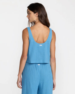 RVCA New Yume Tank in Chalk Blue