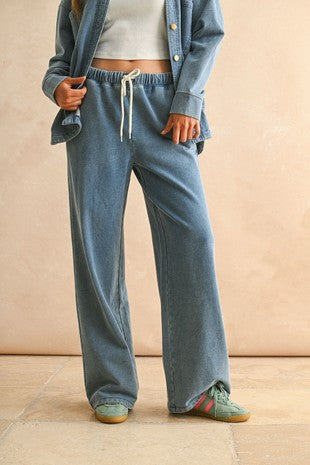 Miou Muse Mineral Washed Comfy Pant