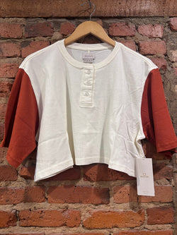 Brixton Carefree Organic Cropped Henley