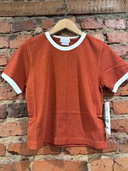 Brixton Carefree Organic Ringer Tee