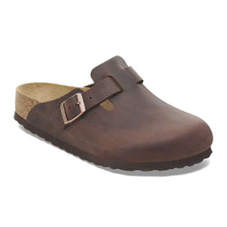 Birkenstock Boston BS Oiled Leather Habana Regular Fit