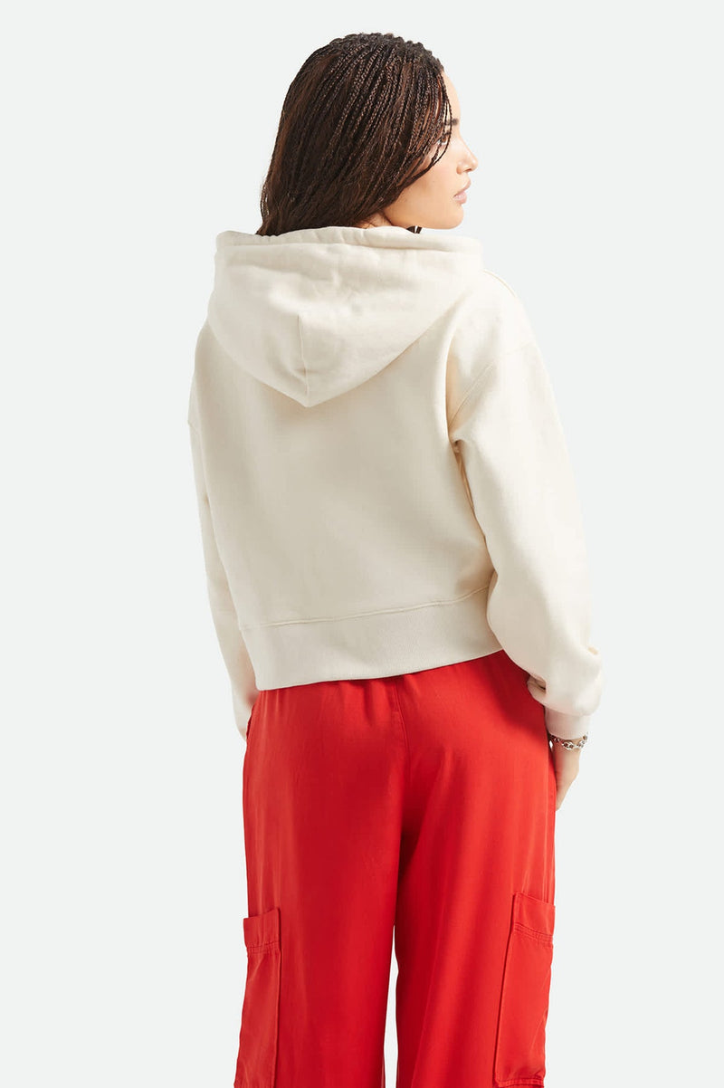 Brixton Pegasus Zip Hood in Whitecap
