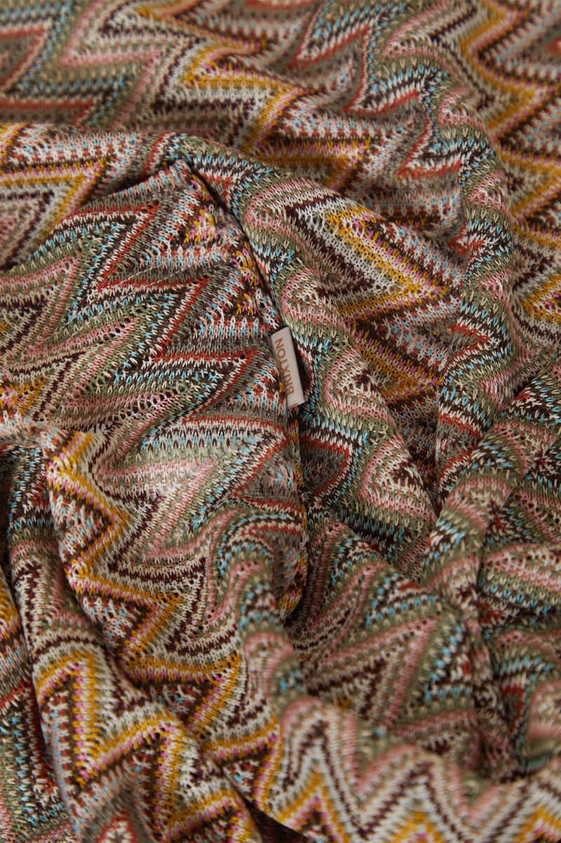 Brixton The Cabana Mesh Lounge Pant in Multicolor Zigzag