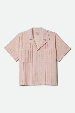 Brixton Paradise Lounge Shirt in Chalk Pink