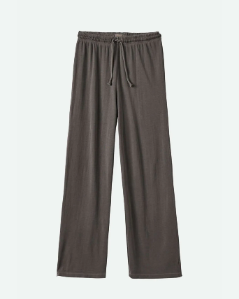 Brixton Carefree Organic Garment Dye Lounge Pant in Washed Black