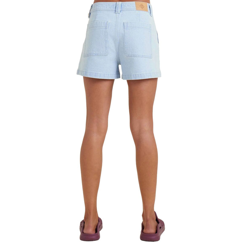 Roark Hwy 1 Short in Light Bleached Denim