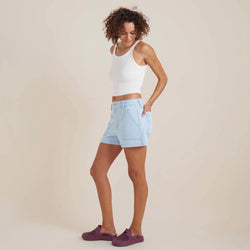 Roark Hwy 1 Short in Light Bleached Denim