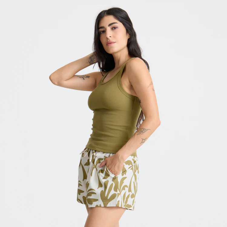 Roark Wind Worn Tank Top in Dusty Olive