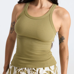 Roark Wind Worn Tank Top in Dusty Olive