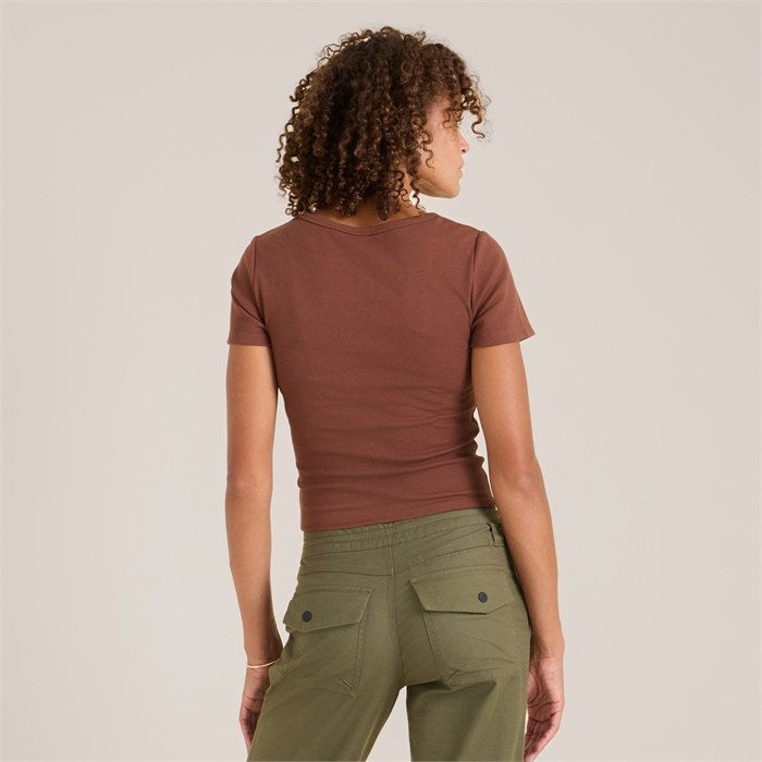Roark Windworn T-Shirt in Sepia