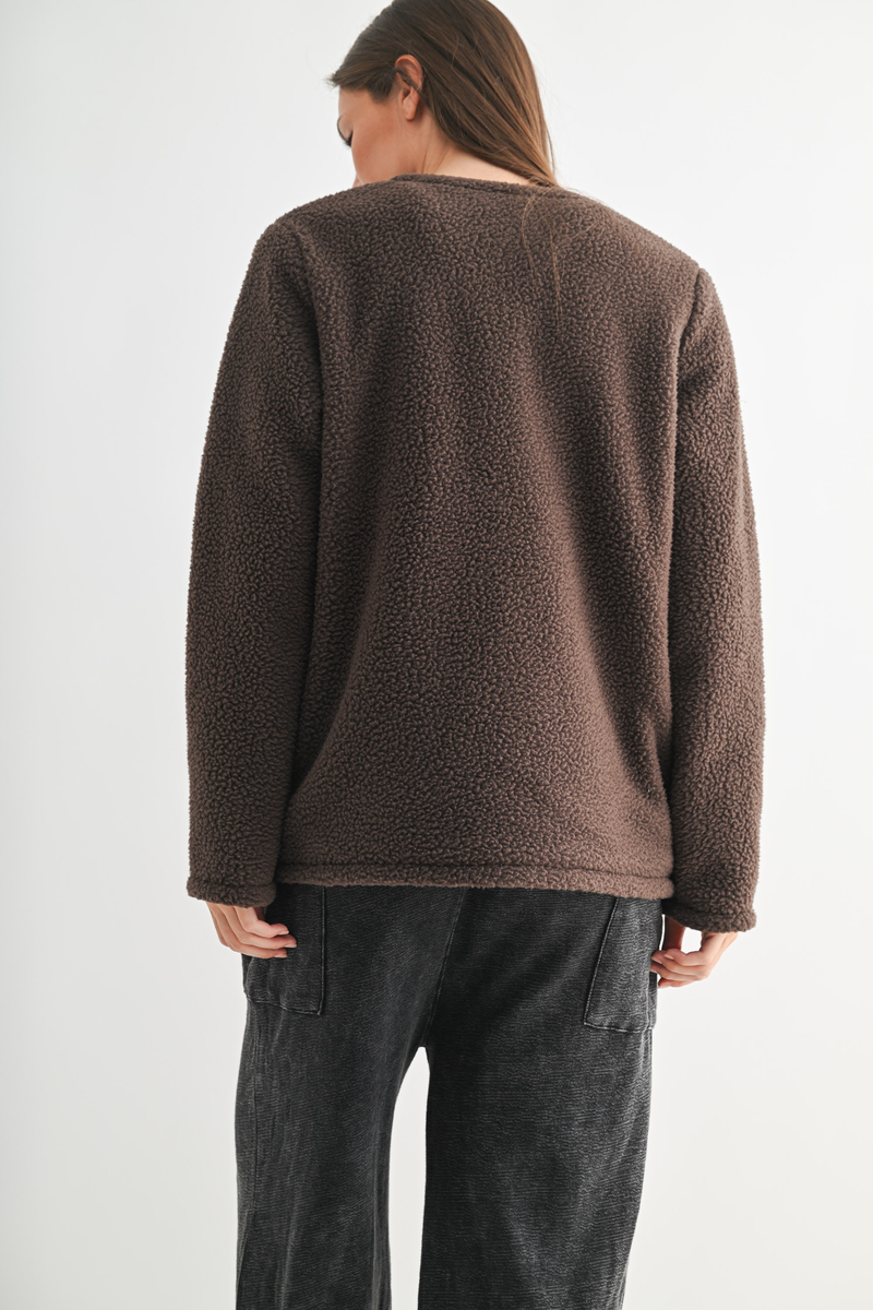 Mono B Sherpa Frostline Toggle Jacket