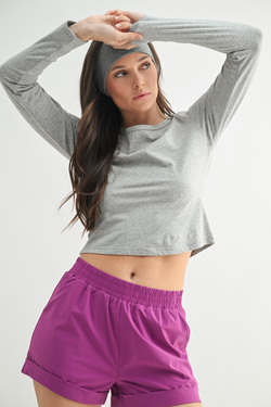 Mono B Organic Cotton Elegancefit Long Sleeve Top