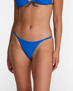 RVCA Pucker Ultra Skimpy Bottom Blue Belt