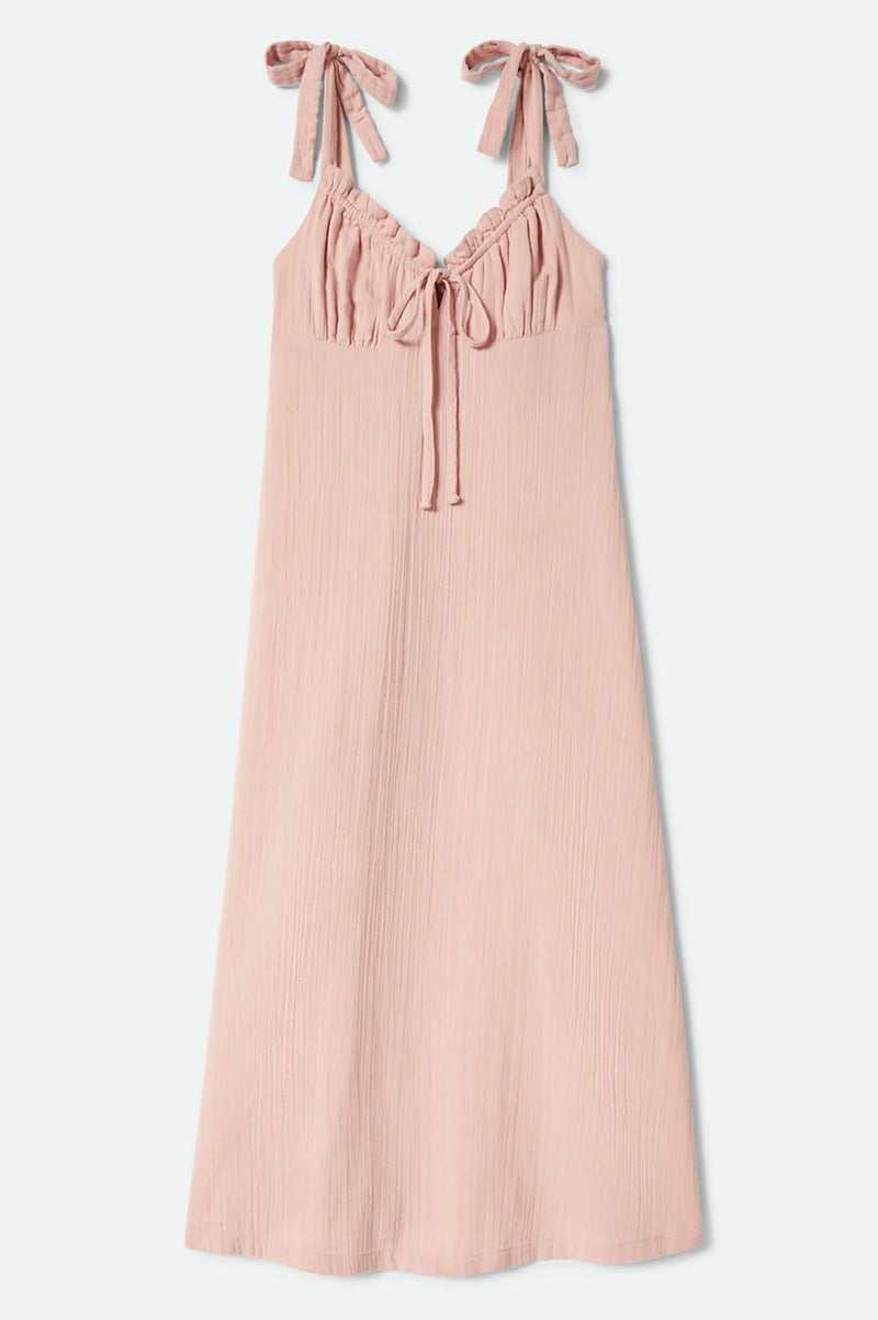 Brixton The Tie Dress in Silver Pink