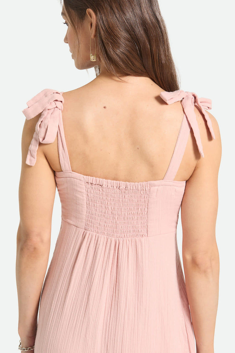 Brixton The Tie Dress in Silver Pink
