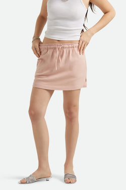 Brixton Carefree Organic GD Lounge Skirt Silver Pink