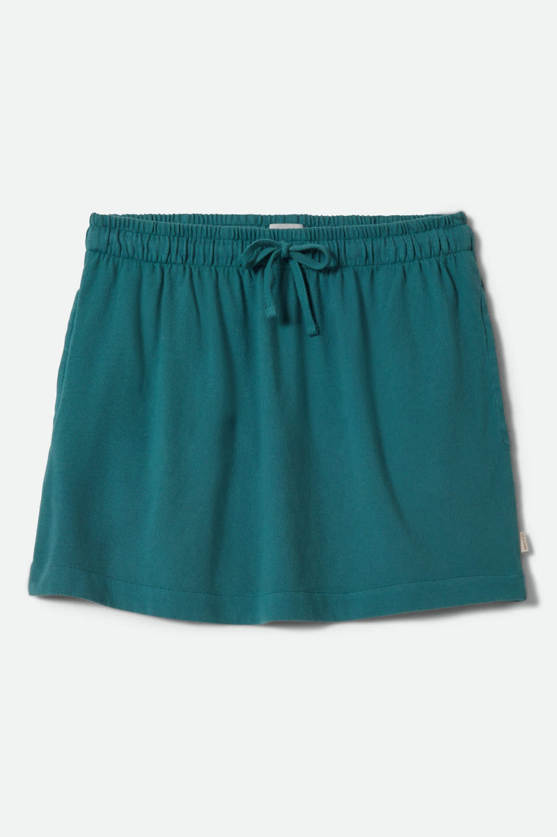 Brixton Carefree Organic GD Lounge Skirt Mediterranean Teal