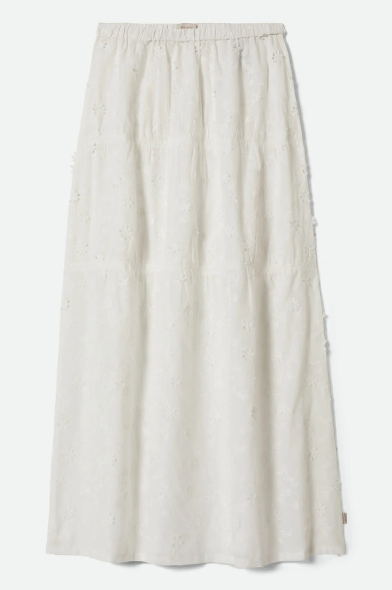 Brixton the Abigail Skirt Off White Floral
