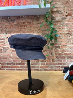 Brixton Fiddler Hat in Indigo/Dark Sand