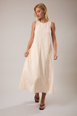 Le Lis ROUND NECK SLEEVELESS MAXI DRESS