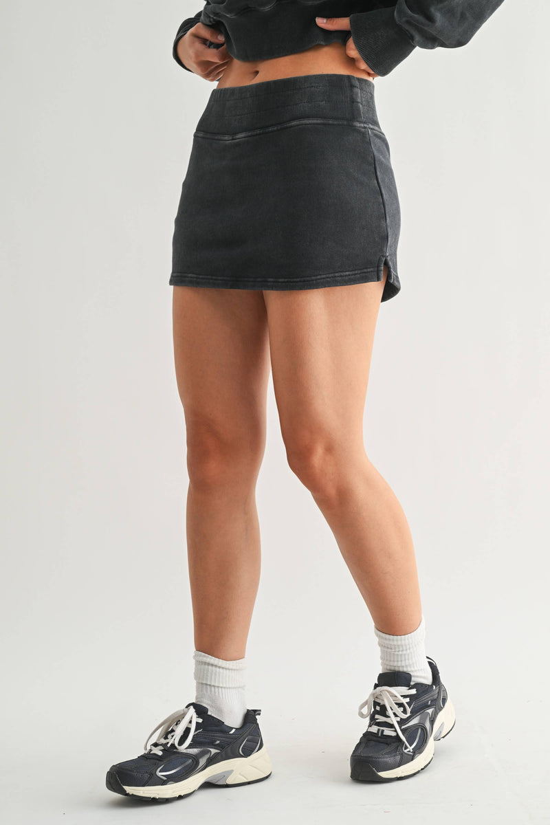 Active Luxe Mineral Wash Skort
