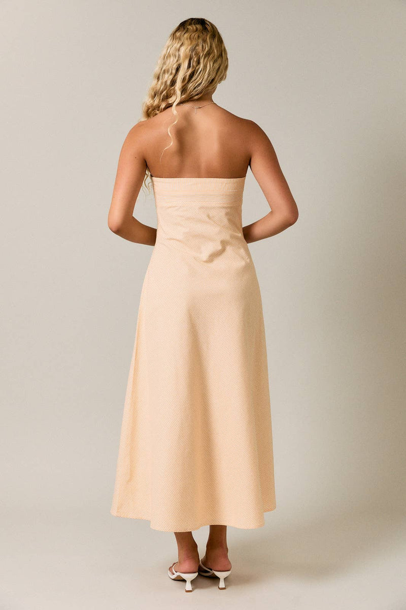 Le Lis TUBE FLARE MIDI DRESS