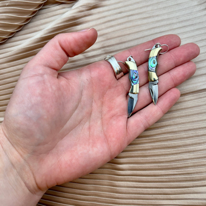 Fluff Hardware Billie Earrings (Abalone)