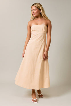 Le Lis TUBE FLARE MIDI DRESS