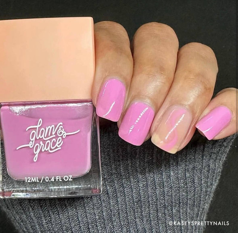 Glam & Grace Non-toxic Nail Polish - Flamingo