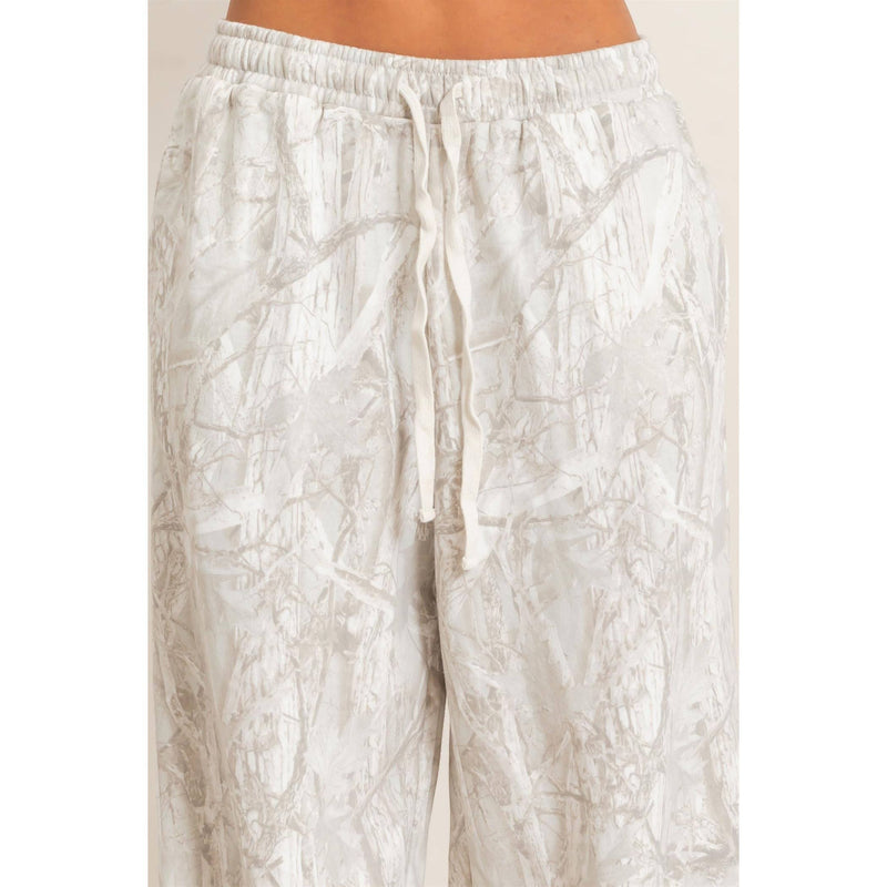 HYFVE Tree Camouflage Print Jogger Pants