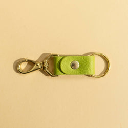 Primecut Keychain - Lime Leather