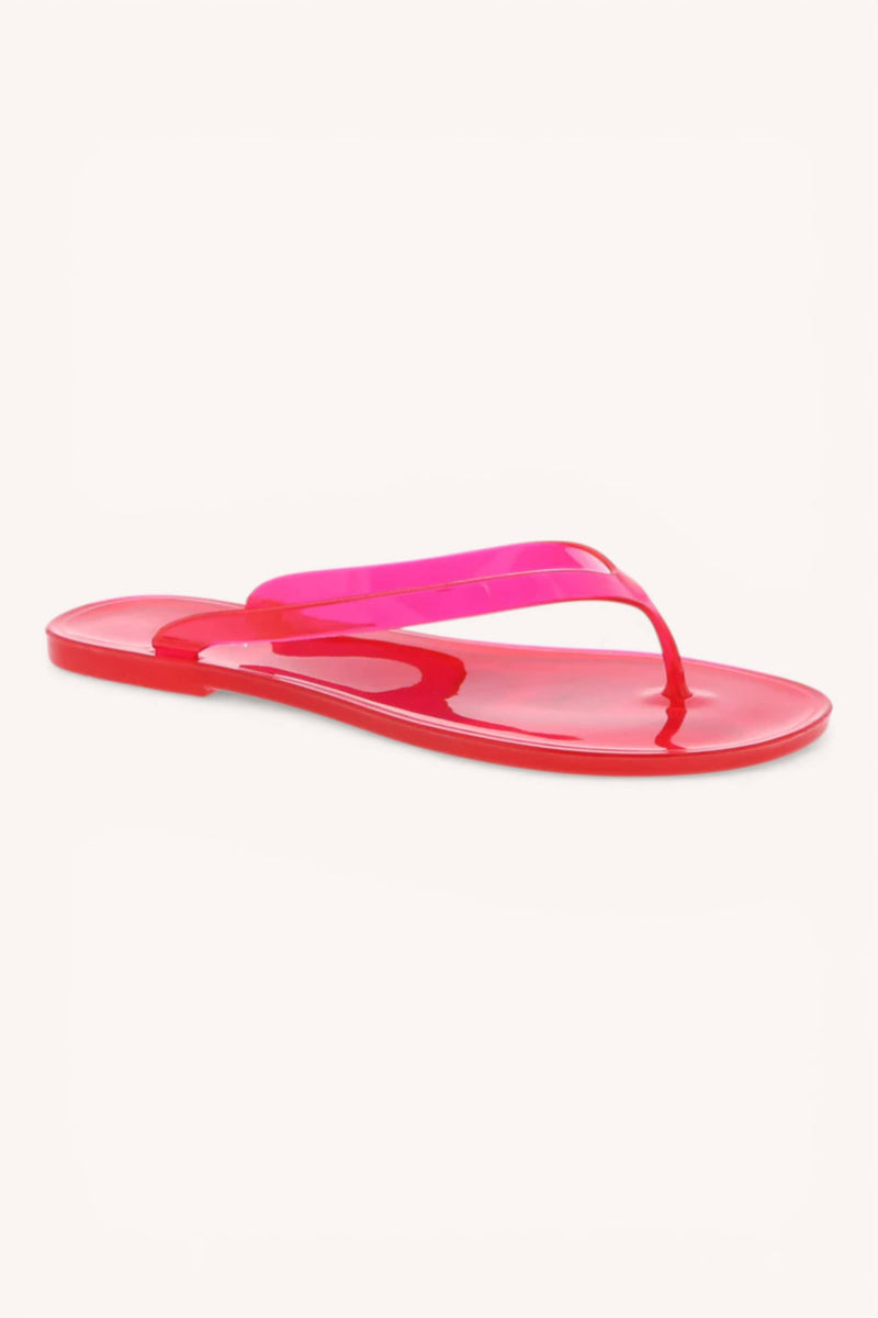 Ccocci- Kate Jelly Thong Sandals Glossy Waterproof Flip Flop