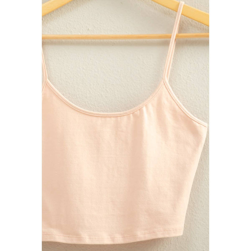 Double Zero Basic Cropped Cami Top