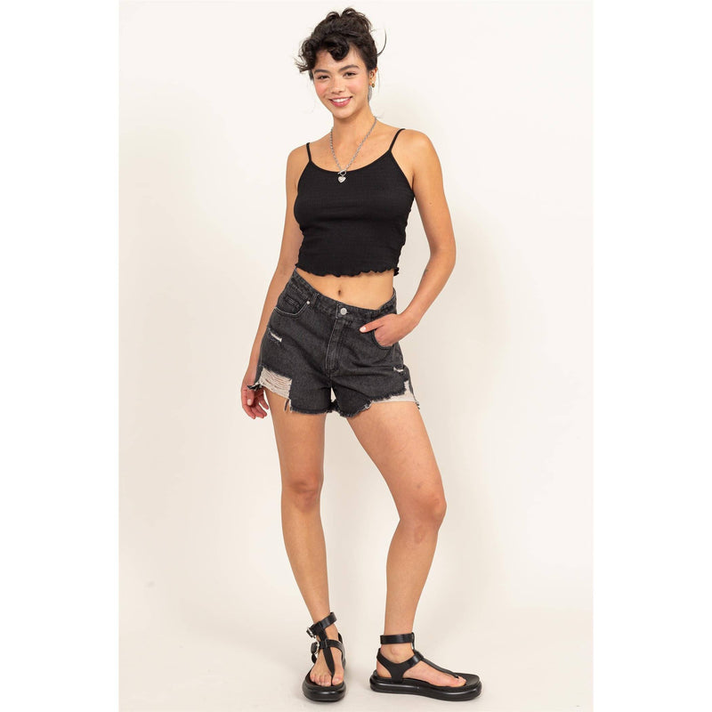 Double Zero Crop Cami Top