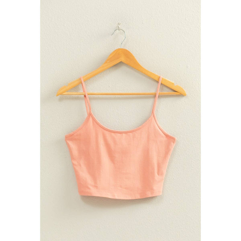 Double Zero Basic Cropped Cami Top