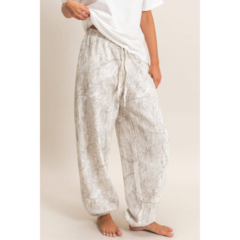 HYFVE Tree Camouflage Print Jogger Pants