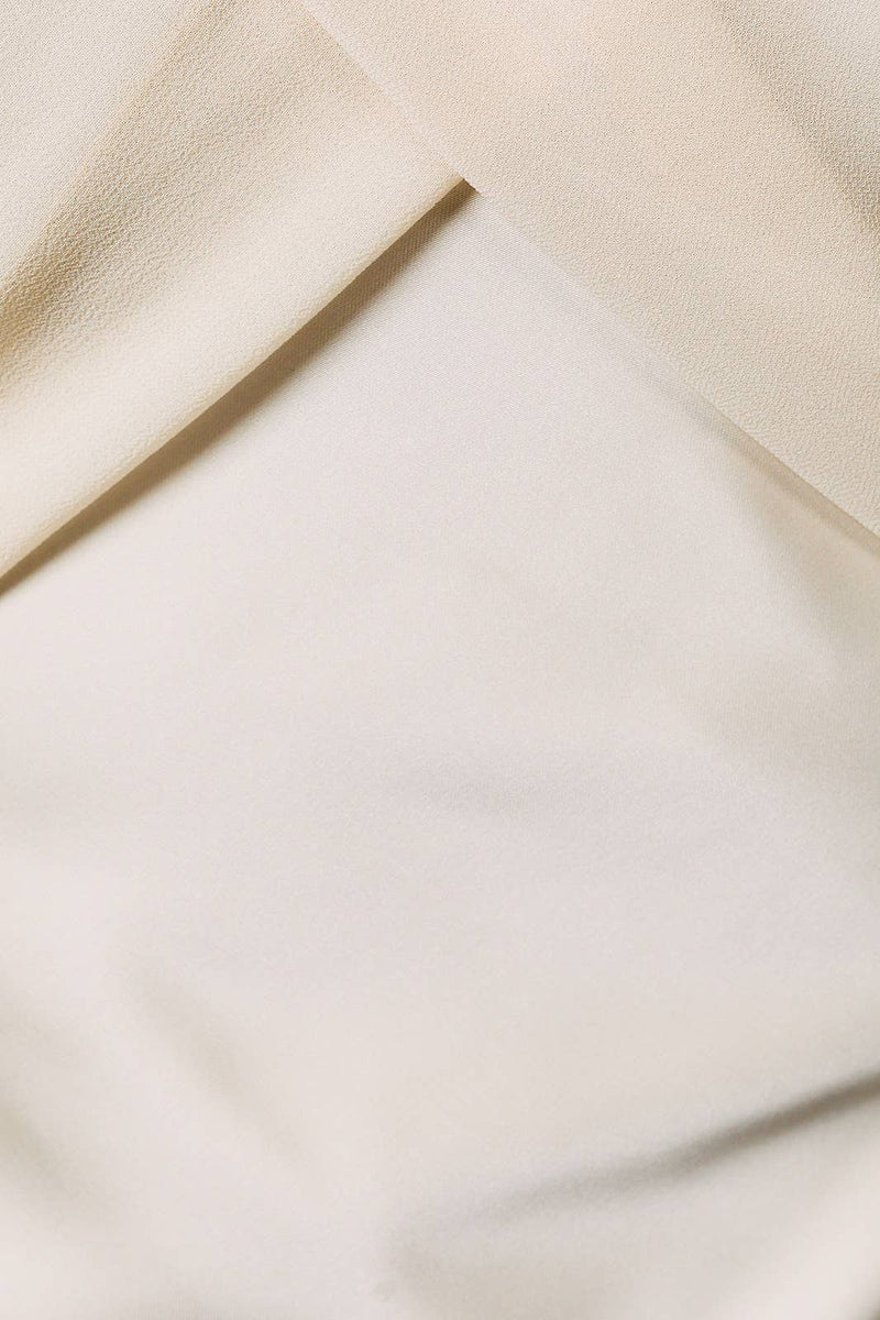 Le Lis STRAPLESS CONTRAST SCARF DETAIL BIAS MIDI DRESS
