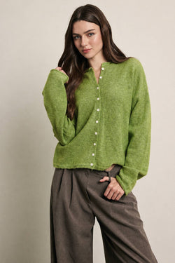 Raisonnel Soft Touch Button Front Cardigan