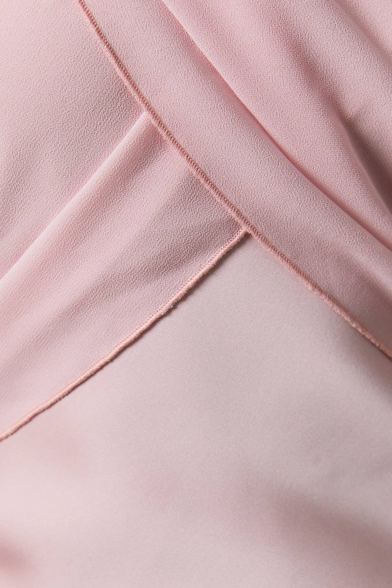 Le Lis STRAPLESS CONTRAST SCARF DETAIL BIAS MIDI DRESS