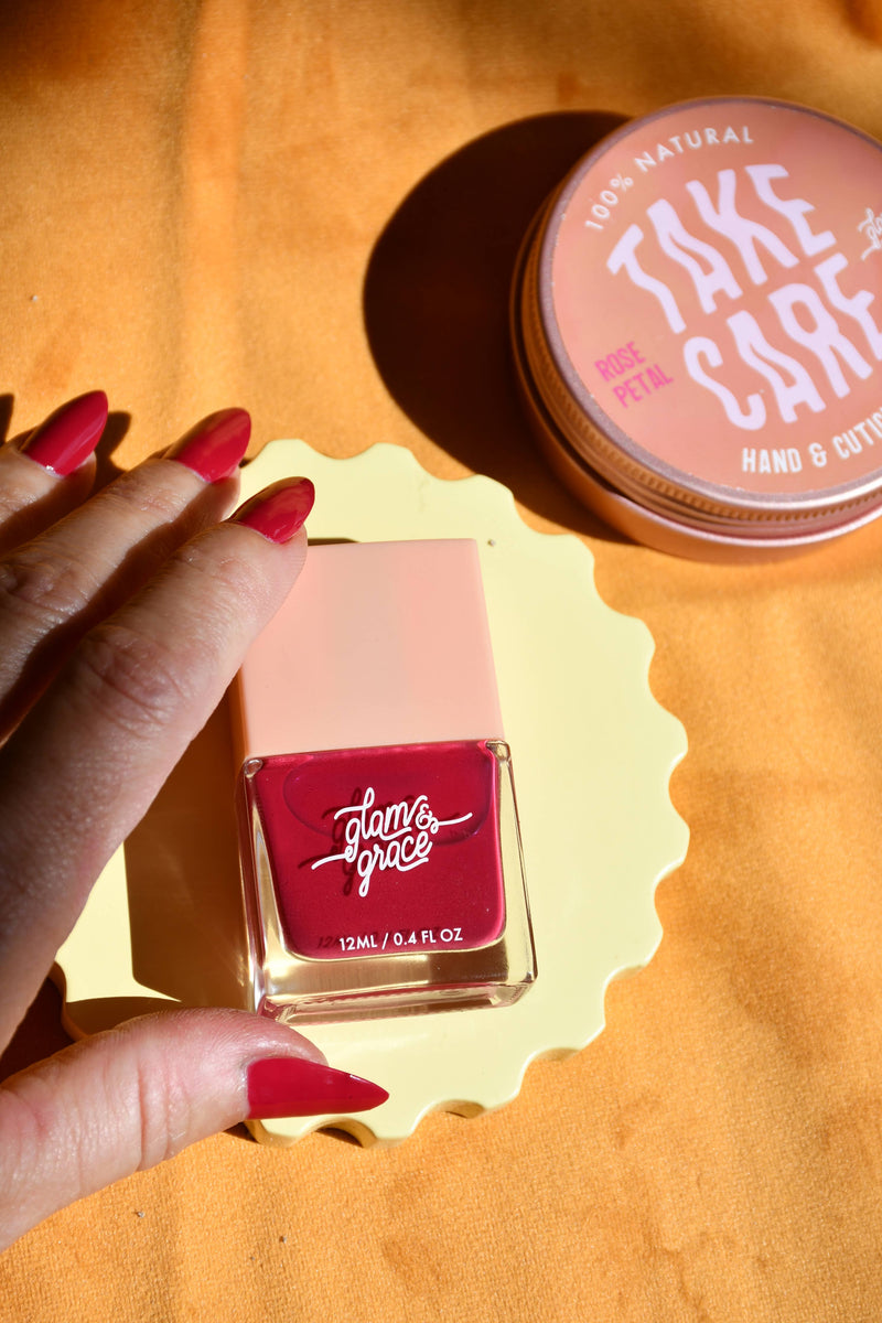 Glam & Grace Non-Toxic Nail Polish - Passion