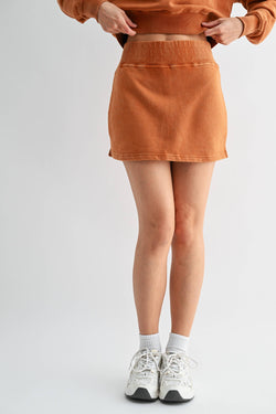 Active Luxe Mineral Wash Skort