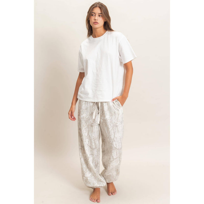 HYFVE Tree Camouflage Print Jogger Pants