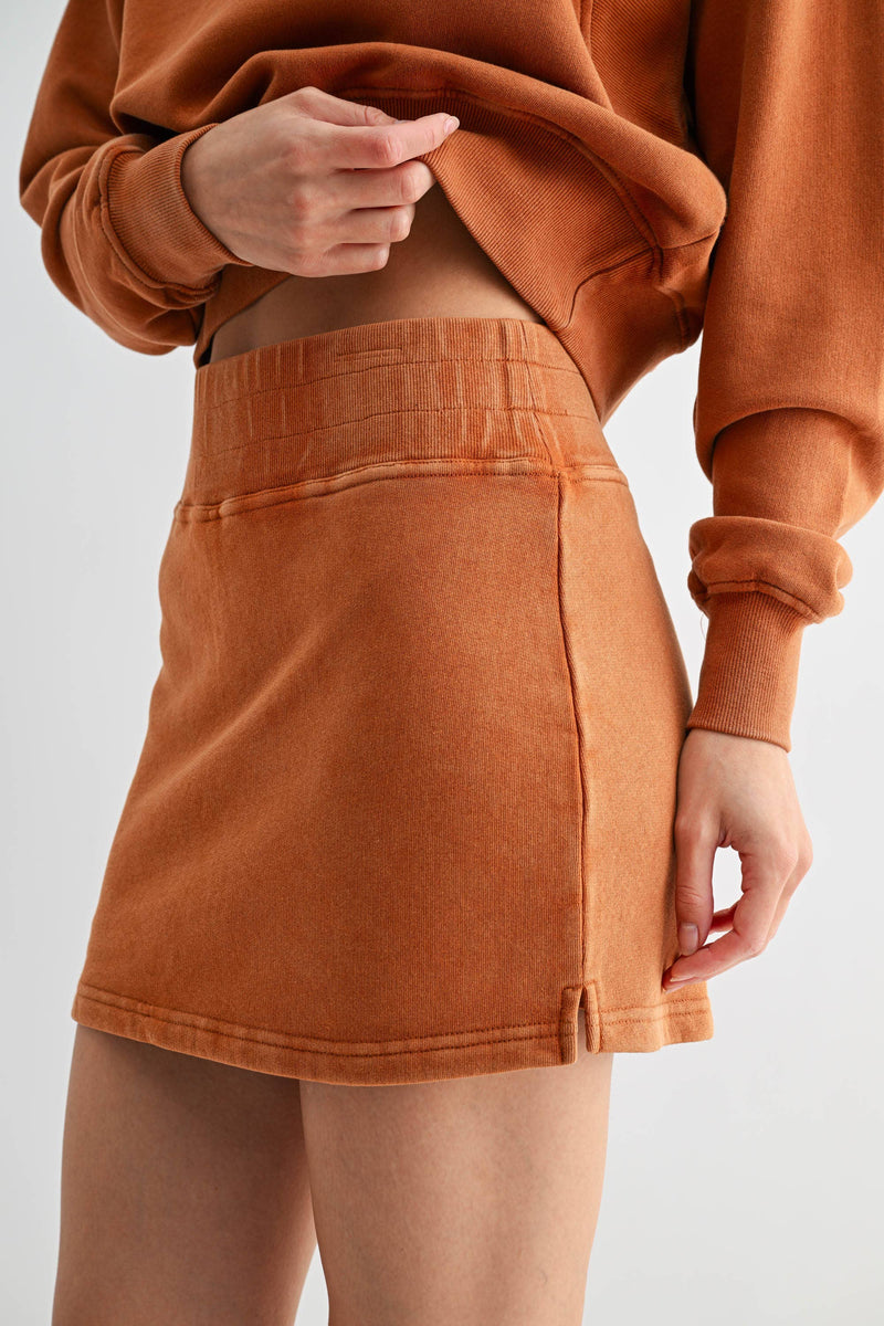 Active Luxe Mineral Wash Skort