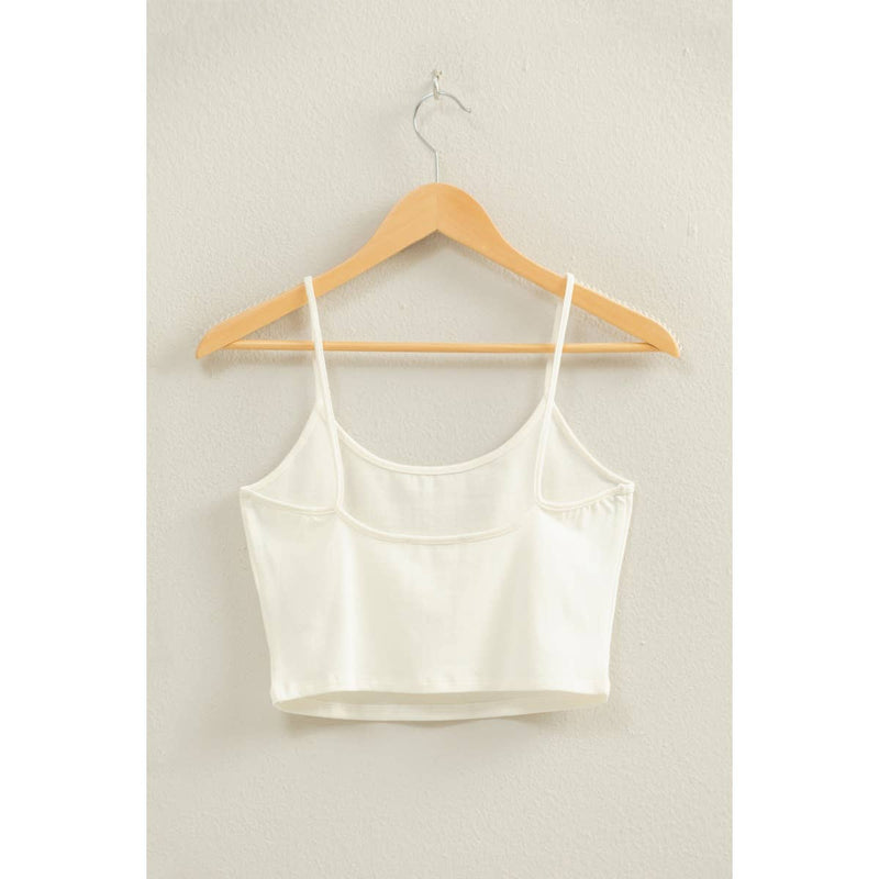 Double Zero Basic Cropped Cami Top