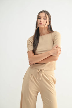 Mono B Vintage Ease Pima Cotton Pant