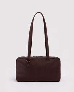 Baggu Nylon Bowler Bag in Coffee
